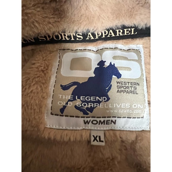 Old Sorrel Western Sports OSWSA “Susie” Teddyjacket XL $230 - Picture 2 of 12